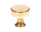 From The Anvil Scully Cabinet Knob (25mm, 32mm Or 38mm), Aged Brass - 50498