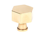 From The Anvil Kahlo Cabinet Knob (25mm, 32mm Or 38mm), Aged Brass - 50501