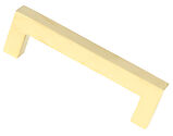 From The Anvil Albers Cabinet Pull Handle (96mm, 160mm Or 224mm C/C), Polished Brass - 50671