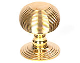 From The Anvil Beehive Centre Door Knob, Polished Brass - 50839