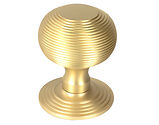 From The Anvil Beehive Centre Door Knob, Satin Brass - 50887