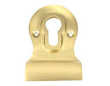 From The Anvil Blacksmith Euro Cylinder Pull, Satin Brass - 50898