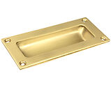 From The Anvil Period Flush Pull Handle (92mm c/c), Satin Brass - 50951