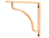 From The Anvil Abingdon Shelf Bracket (150mm x 150mm OR 200mm x 200mm), Polished Bronze - 51093