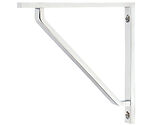 From The Anvil Barton Shelf Bracket (150mm x 150mm OR 200mm x 200mm), Polished Chrome - 51109