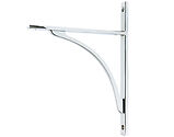 From The Anvil Apperley Shelf Bracket (260mm x 200mm OR 314mm x 250mm), Polished Chrome - 51129