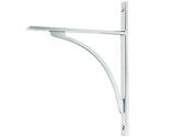From The Anvil Apperley Shelf Bracket (260mm x 200mm OR 314mm x 250mm), Polished Nickel - 51130