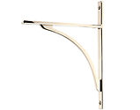 From The Anvil Apperley Shelf Bracket (260mm x 200mm OR 314mm x 250mm), Polished Nickel - 51131