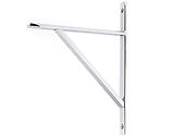 From The Anvil Chalfont Shelf Bracket (260mm x 200mm OR 314mm x 250mm), Polished Chrome - 51149