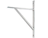From The Anvil Chalfont Shelf Bracket (260mm x 200mm OR 314mm x 250mm), Satin Chrome - 51150