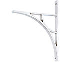 From The Anvil Tyne Shelf Bracket (260mm x 200mm OR 314mm x 250mm), Polished Chrome - 51169