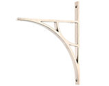 From The Anvil Tyne Shelf Bracket (260mm x 200mm OR 314mm x 250mm), Polished Nickel - 51171