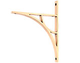 From The Anvil Tyne Shelf Bracket (260mm x 200mm OR 314mm x 250mm), Polished Bronze - 51173