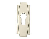 From The Anvil Art Deco Euro Profile Escutcheon, Polished Nickel - 51199 (sold in pairs)