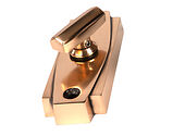 From The Anvil Art Deco Bathroom Thumbturn, Polished Bronze - 51208