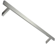 Mila Supa Offset T Grade 316 Square Pull Handle (1200mm), Brushed Satin Stainless Steel - 572122 (sold in singles)