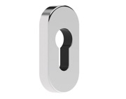 Mila Supa Standard Escutcheon (32mm x 70mm) Grade 316, Polished Stainless Steel - 579001 (sold as set)