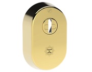 Mila Supa Secure Escutcheon (52mm x 80mm) Grade 304, Polished Gold Finished Stainless Steel - 579084 (sold as set)