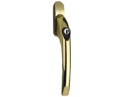 Mila ProLinea Inline Espagnolette Window Handle (40mm Pin), Polished Gold Finish - 581017