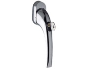 Mila ProLinea TBT Locking Window Handle (Various Pin lengths), Polished Chrome Finish - 585101