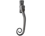 Mila Heritage Monkey Tail Espagnolette Locking Window Handle, 40mm Pin Length (Left Or Right Handed), Heritage Pewter - 700042