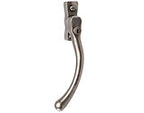 Mila Heritage Pear Drop Espagnolette Locking Window Handle, 40mm Pin Length (Left Or Right Handed), Pewter Patina - 700722
