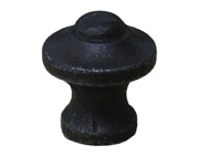 Cottingham Round Cupboard Knob (25mm), Antique Cast Iron - 70.086.AI.25