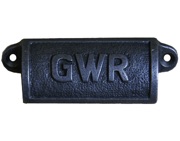 Cottingham GWR Cup Pull Handle (98mm), Antique Cast Iron - 70.088W.AI.098