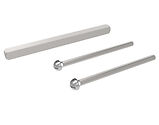 Mila Heritage Collection 70mm Fixing Pack For PVC Door, Chrome Finish - 702274