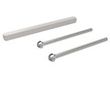 Mila Heritage Collection 70mm Fixing Pack For PVC Door, Satin Chrome Finish - 702276