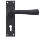 From The Anvil Straight Lever Sprung Door Handles (148mm x 39mm), Beeswax - 73113 (sold in pairs)