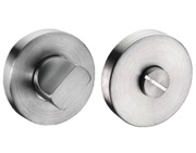 Standard Bathroom Thumbturn & Release, Satin Stainless Steel - 8201SSS