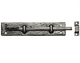 Kirkpatrick Black Antique Malleable Iron Straight Door Bolt (101mm OR 152mm) - AB830