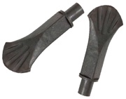 From The Anvil Shell Curtain Finial, Beeswax - 83614 (Sold in pairs)