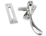 From The Anvil Cast Peardrop Window Fastener, Polished Chrome - 83697