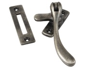 From The Anvil Cast Peardrop Window Fastener, Antique Pewter - 83698