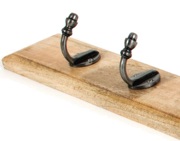 From The Anvil Stable Coat Rack, Natural Smooth & Timber - 83740