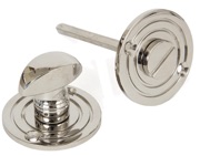 From The Anvil Round Bathroom Thumbturn, Polished Nickel - 83824