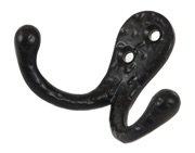 From The Anvil Celtic Double Robe Hook, Black - 83843