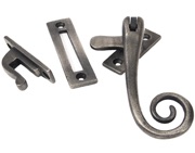 From The Anvil Cast Monkeytail Window Fastener, Antique Pewter - 83850