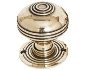 From The Anvil Prestbury (63mm) Large Mortice/Rim Knob Set, Aged Brass - 83858 (sold in pairs)