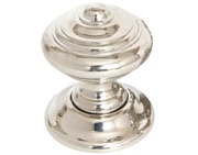 From The Anvil Elmore Concealed Mortice Door Knob Set - Polished Nickel - 83863 (sold in pairs)