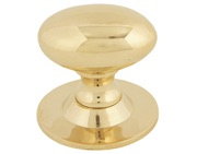 From The Anvil Oval Cupboard Knob (33mm Or 40mm), Polished Brass - 83879