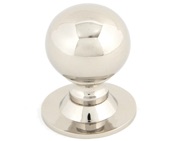 From The Anvil Ball Cupboard Knob (31mm Or 39mm), Polished Nickel - 83882