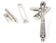 From The Anvil Reeded Locking Window Fastener, Polished Nickel - 83918