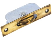 From The Anvil Square Ended Sash Window Pulley (75Kg), Aged Brass - 83919