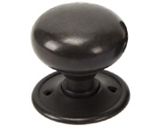 From The Anvil Mushroom Small (49mm) Mortice/Rim Knob Set, Aged Bronze - 83944 (sold in pairs)