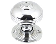 From The Anvil Prestbury (63mm) Large Mortice/Rim Knob Set, Polished Chrome - 90275 (sold in pairs)