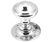 From The Anvil Brockworth Mortice Door Knob Set, Polished Chrome - 90294 (sold in pairs)