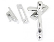 From The Anvil Reeded Locking Window Fastener, Polished Chrome - 90329